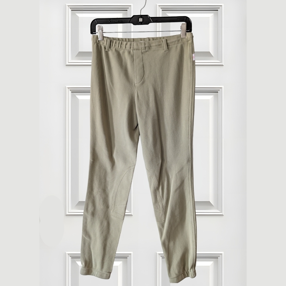 Devon-Aire Riding Breeches – Women’s Large – Khaki Knee-Patch Equestrian Jodhpur
